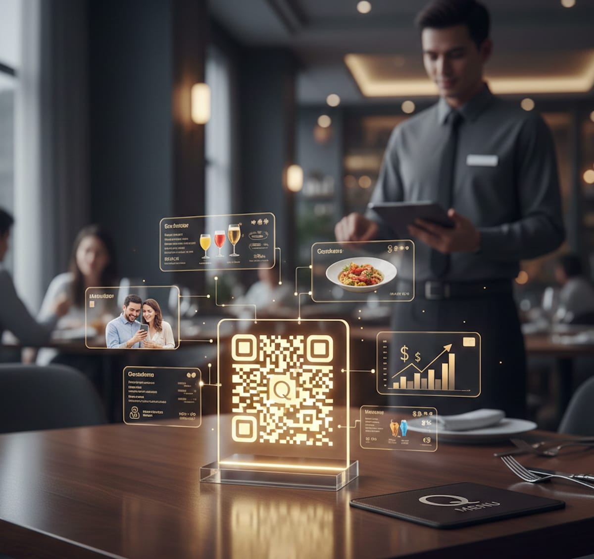 Carta QR para restaurantes: casos y beneficios