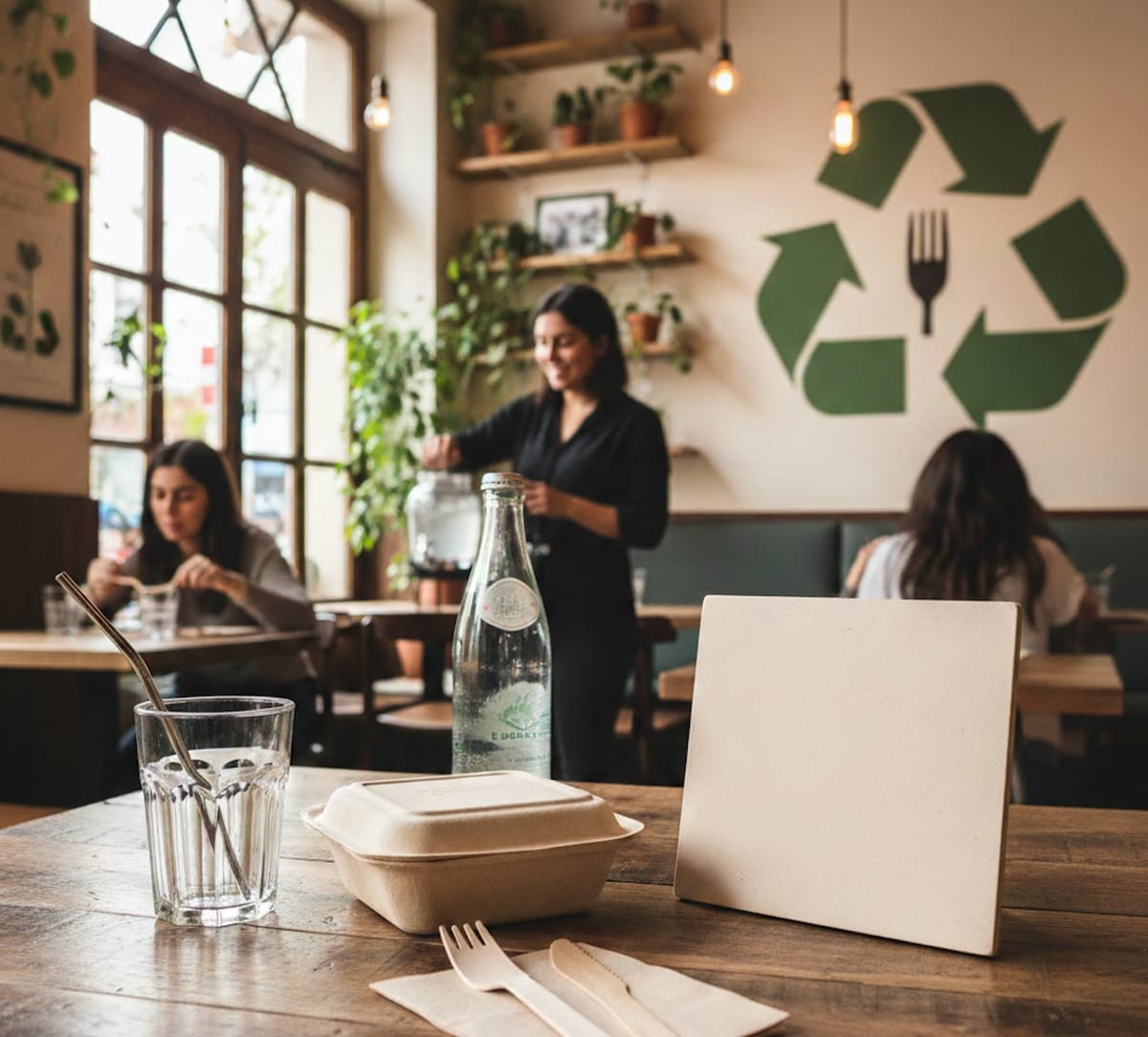 Reduce plásticos en tu restaurante y gana rentabilidad
